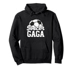 Soccer Gaga Gifts Mothers Day Soccer Hoodie - Minimalist Print for Adults