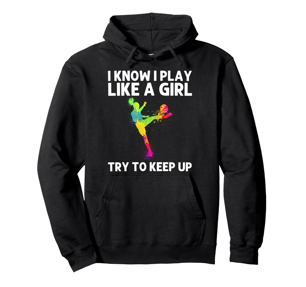 Funny Soccer Art Soccer Player Hoodie - Fun Novelty Design for Adults
