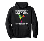 Funny Soccer Art Soccer Player Hoodie - Fun Novelty Design for Adults