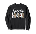 Soccer Mom Leopard Mom Soccer Sweatshirt - Streetwear Style for Adults