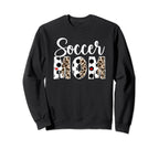 Soccer Mom Leopard Mom Soccer Sweatshirt - Streetwear Style for Adults