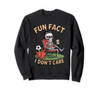 Funny Skeleton Soccer Mom Soccer Sweatshirt - Minimalist Print Men Women