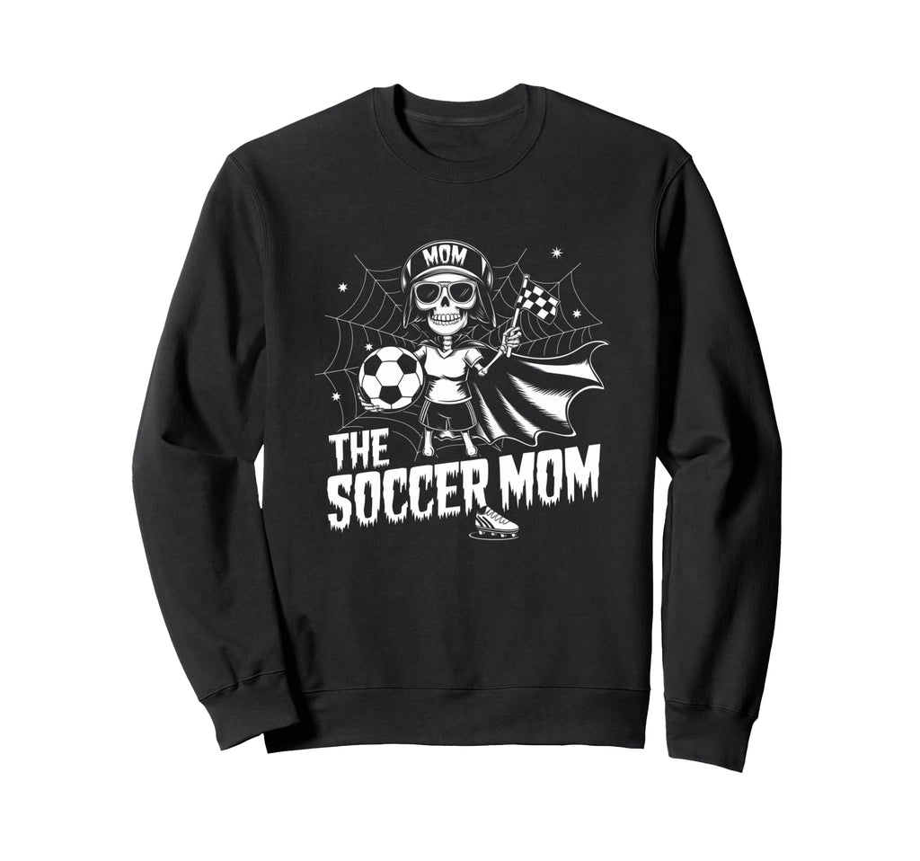 Soccer Mom Skeletton Halloween Sweatshirt - Streetwear Style Men Women