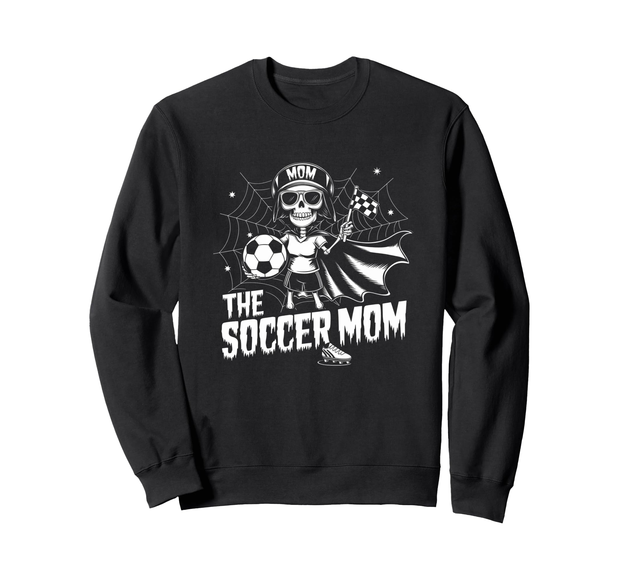 Soccer Mom Skeletton Halloween Sweatshirt - Streetwear Style Men Women