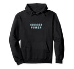 Soccer Power Game Match Futbol Player Hoodie - Minimalist Print Unisex