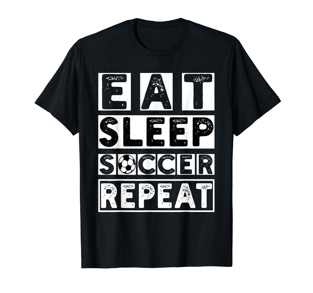 Soccer Player Soccer Lover Coach Eat T-Shirt - Graphic Print for Adults