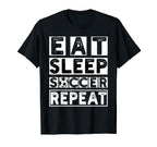 Soccer Player Soccer Lover Coach Eat T-Shirt - Graphic Print for Adults