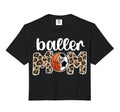 Baller Mom Proud Basketball Soccer T-Shirt - Graphic Print for Adults