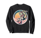 Soccer Anime Manga Unicorn Soccer Sweatshirt - Minimalist Print Men Women