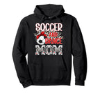 Soccer And Dance Mom Leopard Dancer Soccer Hoodie - Unique Graphic Unisex