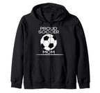 Proud Soccer Mom Mother Ball Play Sports T-Shirt - Minimalist Print Unisex