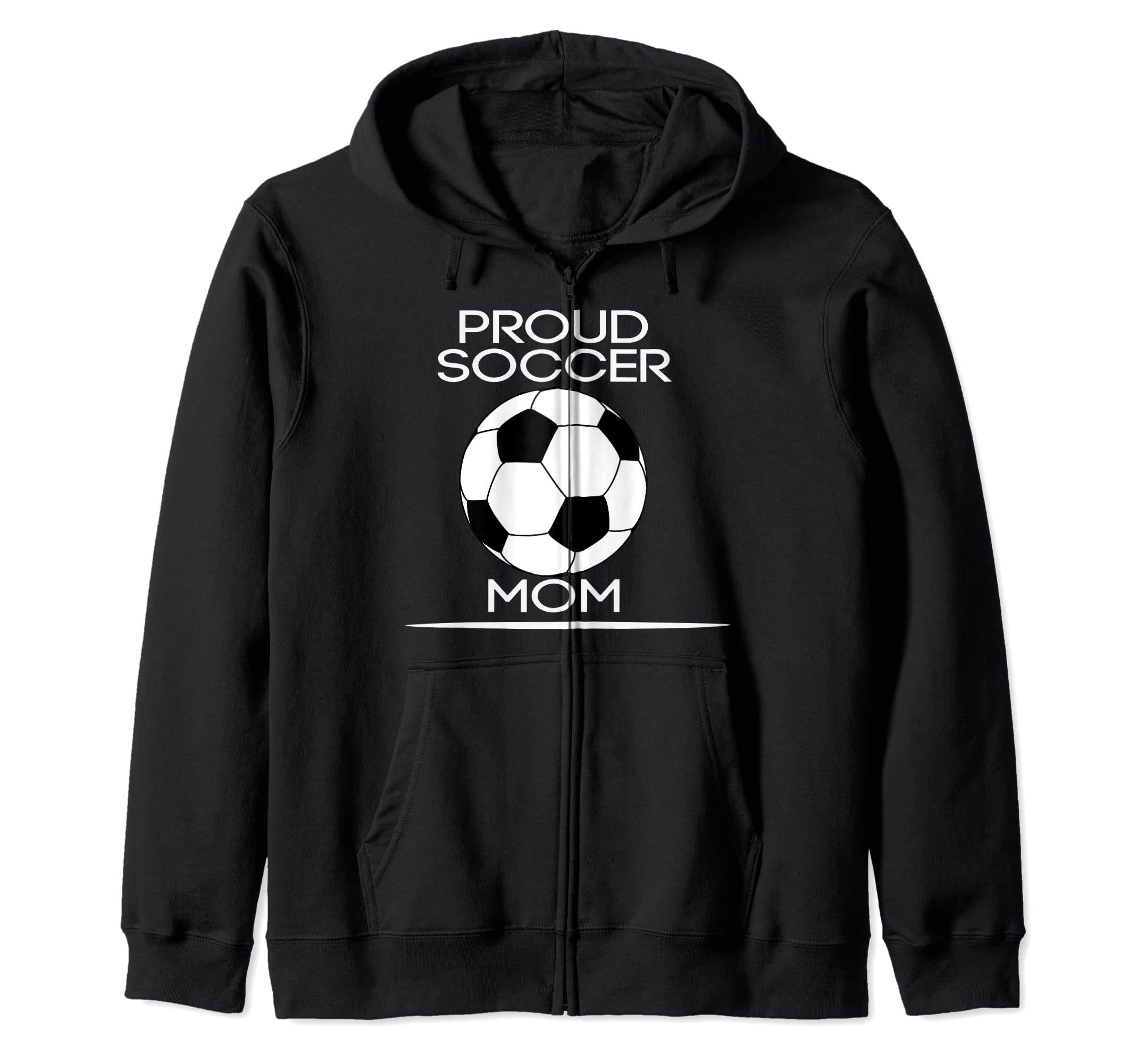 Proud Soccer Mom Mother Ball Play Sports T-Shirt - Minimalist Print Unisex