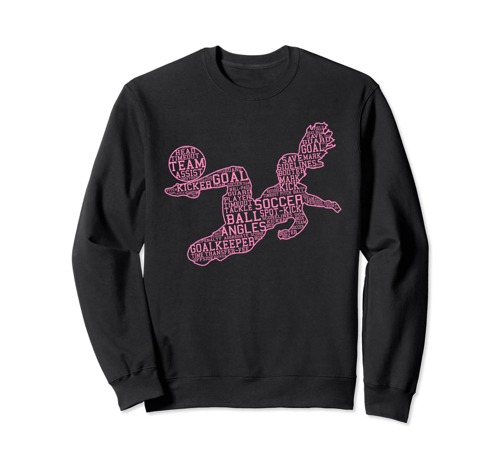 Striker Soccer Shirts Sayings Sweatshirt - Custom Art Print for Adults