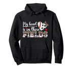 My Heart Is Those Fields Baseball Hoodie - Custom Art Print Men Women