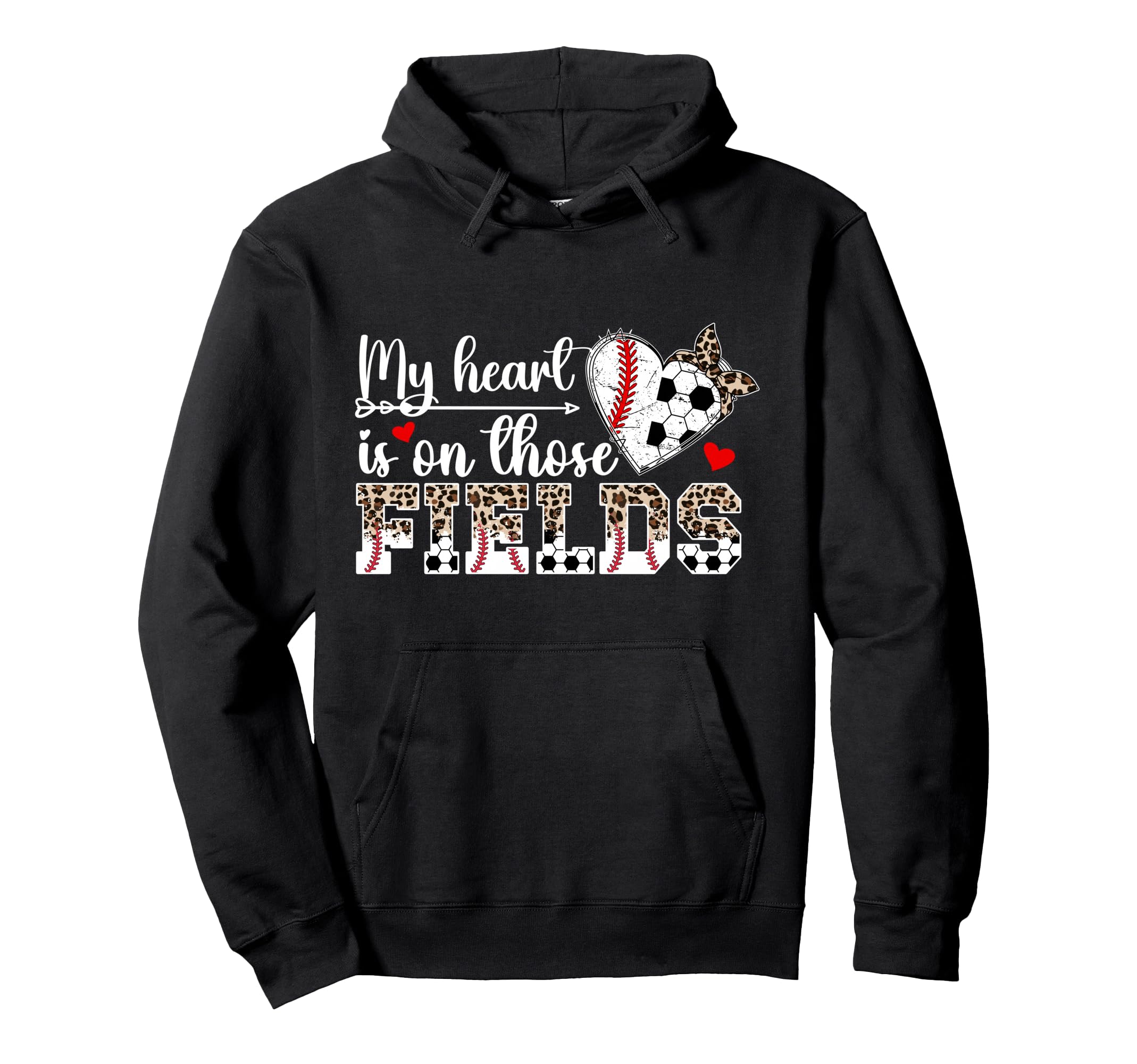 My Heart Is Those Fields Baseball Hoodie - Custom Art Print Men Women
