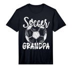 Soccer Grandpa Family Matching Team T-Shirt - Streetwear Style Men Women