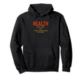 Health Coach Definition Funny Hoodie - Minimalist Print for Adults