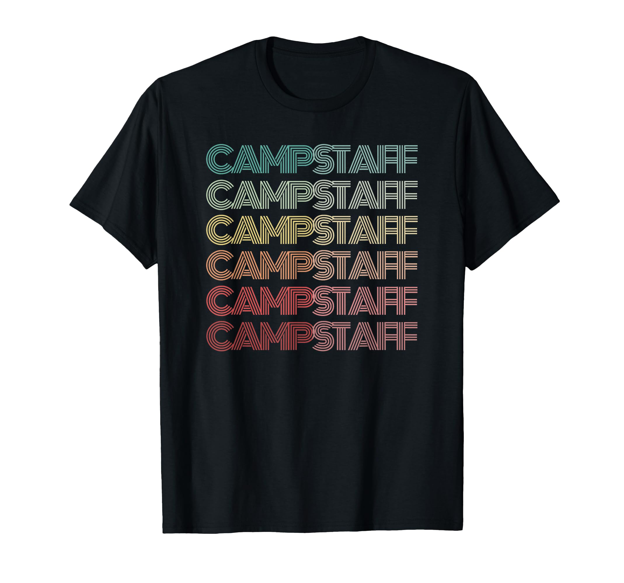 Camp Staff Vibes Host Summer T-Shirt - Casual Everyday Wear Men Women