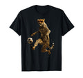 Cheetah Soccer Football T-Shirt - Novelty Apparel Unisex