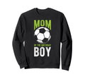 Mom Birthday Soccer Birthday Mom Sweatshirt - Custom Art Print Unisex