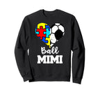 Autism Soccer Mimi Funny Autism Sweatshirt - Custom Art Print Men Women