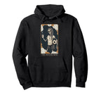 Halloween Skeleton Soccer Mom Tarot Card Hoodie - Graphic Print for Adults