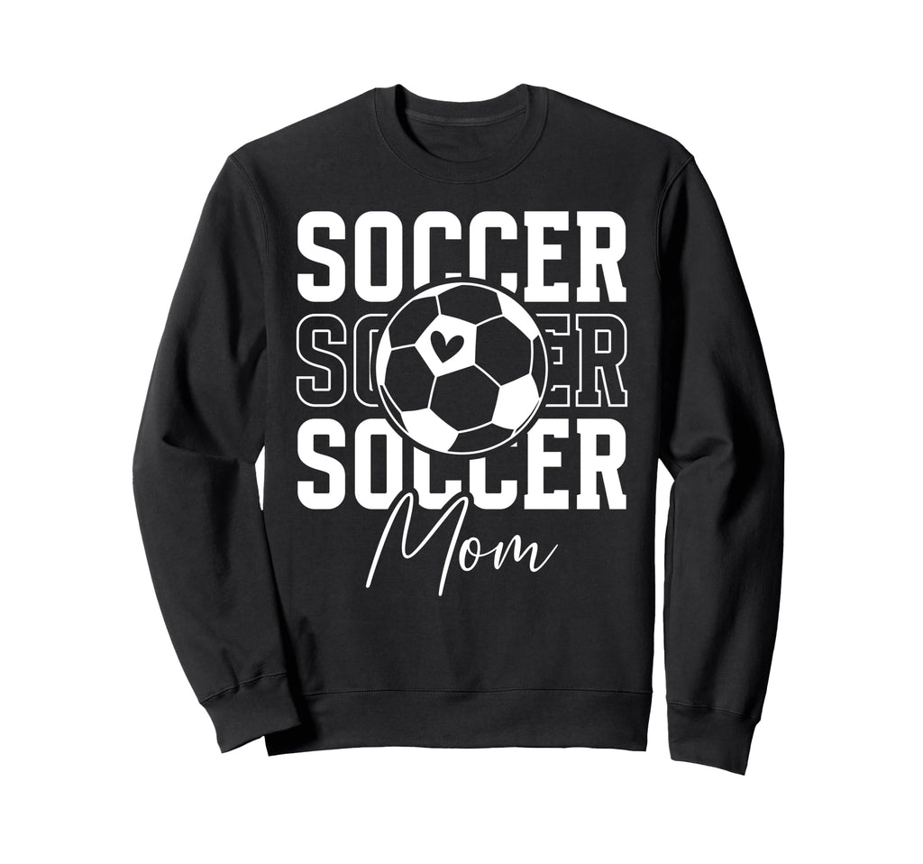 Soccer Mom Soccer Player Mom Sweatshirt - Minimalist Print Men Women