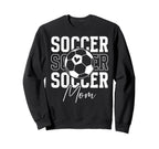 Soccer Mom Soccer Player Mom Sweatshirt - Minimalist Print Men Women