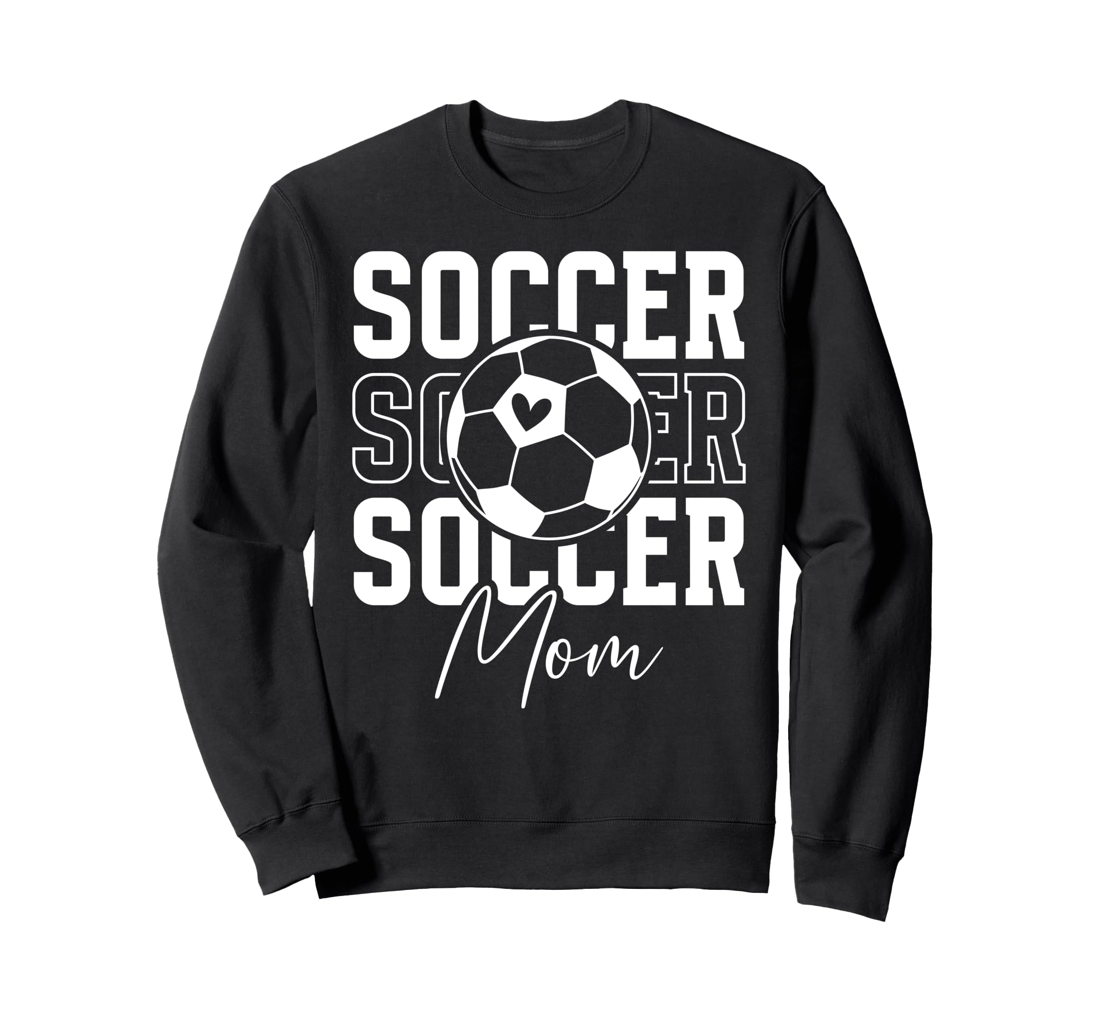 Soccer Mom Soccer Player Mom Sweatshirt - Minimalist Print Men Women