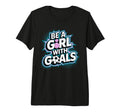 Be Goals Soccer Player Soccer Tri Blend T-Shirt - Custom Art Print Unisex