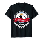 Argentina Flag Football Fan Soccer Team T-Shirt - Trendy Graphic Men Women