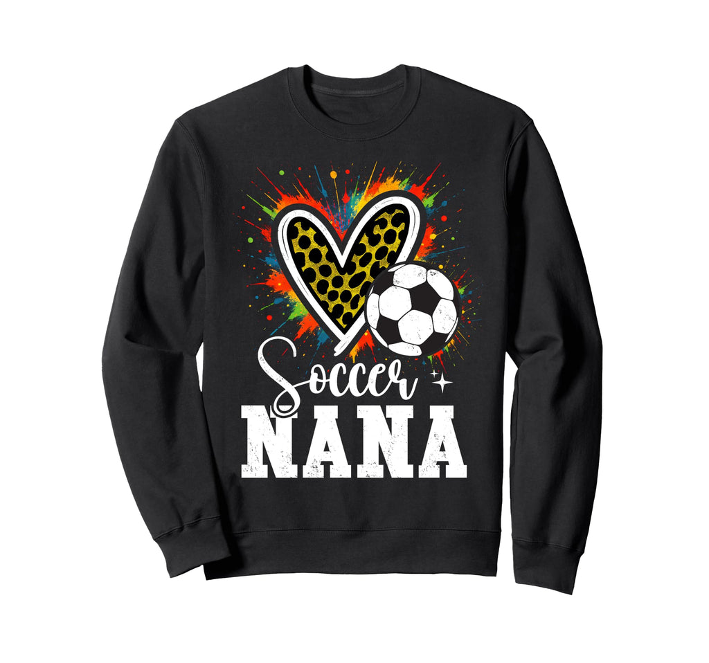 My Favorite Soccer Ball Grandma Leopard T-Shirt - Graphic Print Unisex