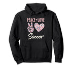 Peace Love Soccer Gifts And T-Shirt - Casual Everyday Wear for Adults