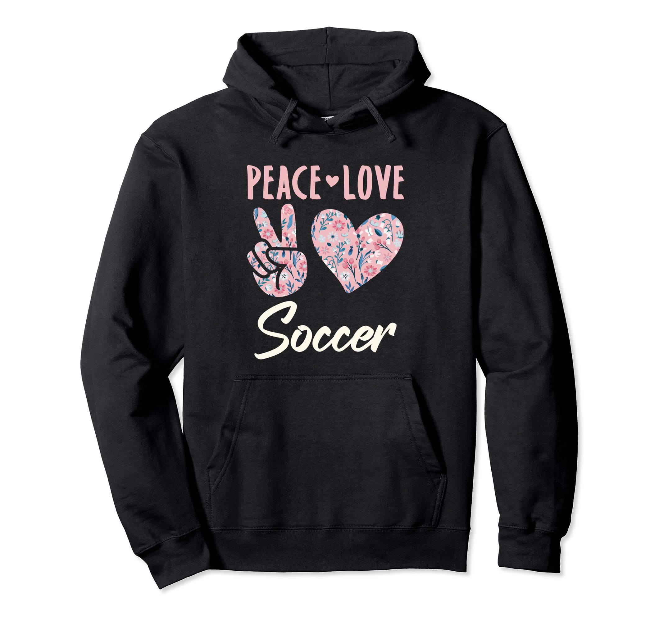 Peace Love Soccer Gifts And T-Shirt - Casual Everyday Wear for Adults