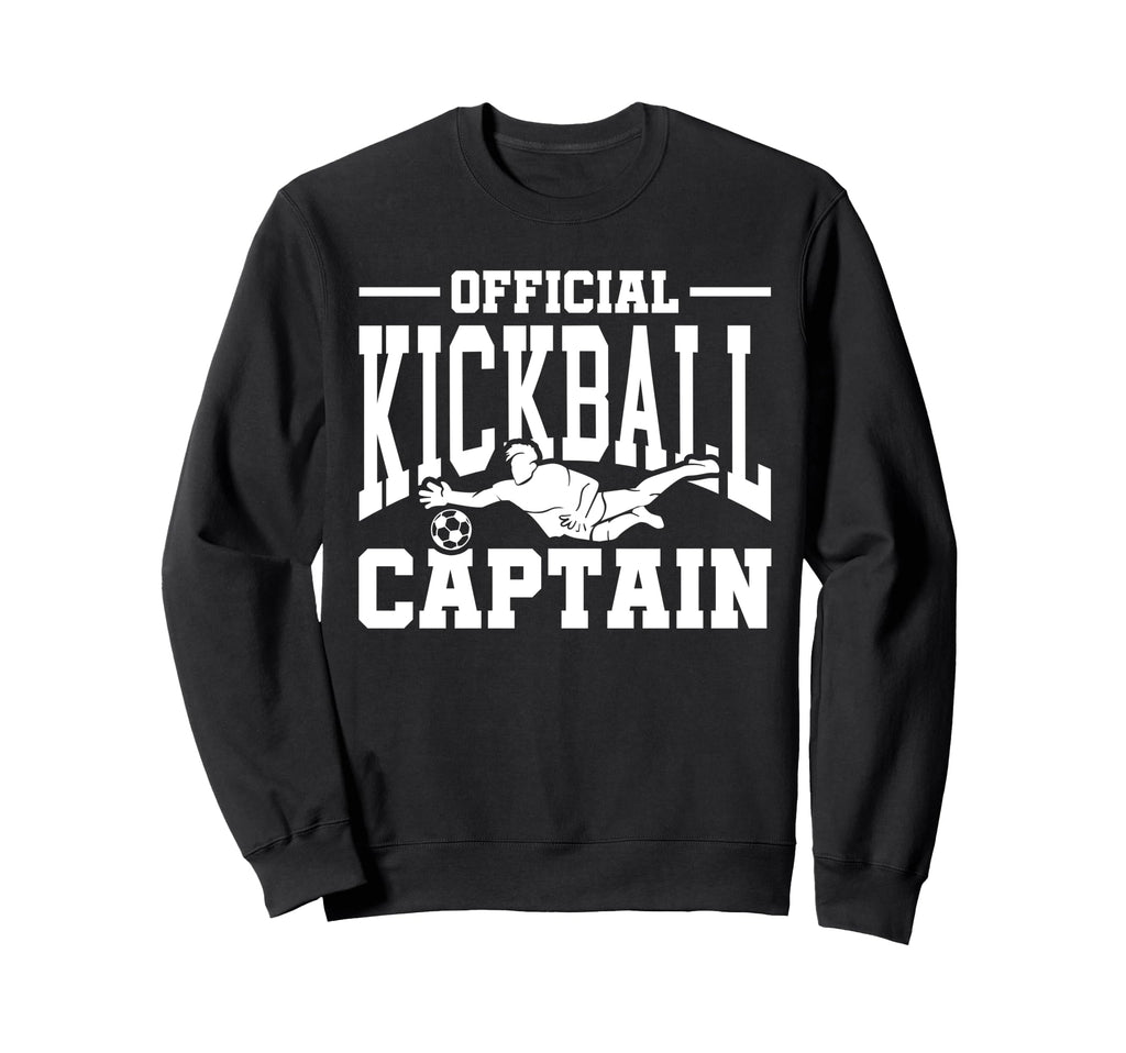 Kickball Captain Soccer Baseball Sweatshirt - Trendy Graphic for Adults