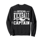 Kickball Captain Soccer Baseball Sweatshirt - Trendy Graphic for Adults