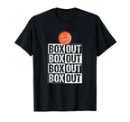 Funny Basketball Coach Gift Box Out T-Shirt - Graphic Print Men Women