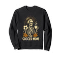 Halloween Soccer Mom Soccer Mom Art Sweatshirt - Trendy Graphic Unisex
