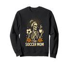 Halloween Soccer Mom Soccer Mom Art Sweatshirt - Trendy Graphic Unisex