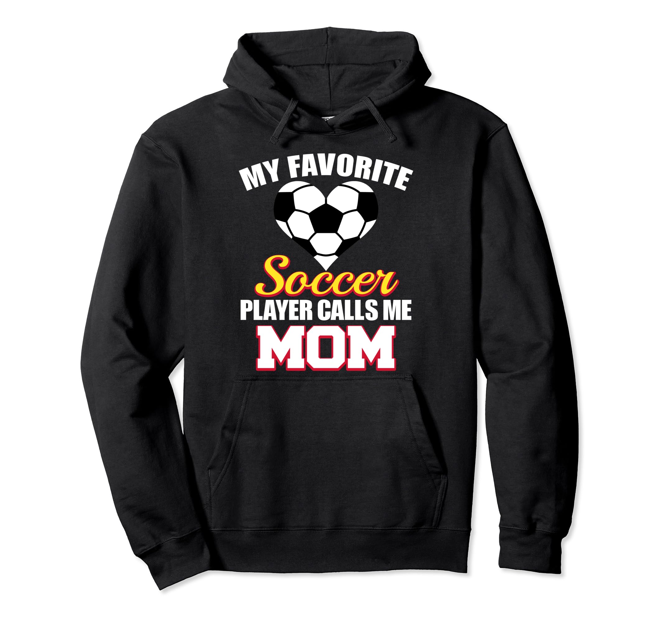 My Favorite Soccer Player Calls Me Mom Hoodie - Minimalist Print Unisex