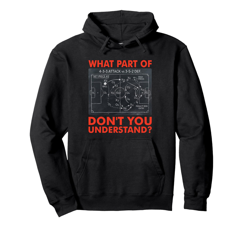 What Part Dont You Understand Funny Hoodie - Minimalist Print for Adults