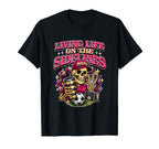 Soccer Mama Living Life 0N Sidelines T-Shirt - Trendy Graphic Unisex