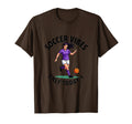 Soccer Vibes Only Today Womens T-Shirt - Fun Novelty Design for Adults