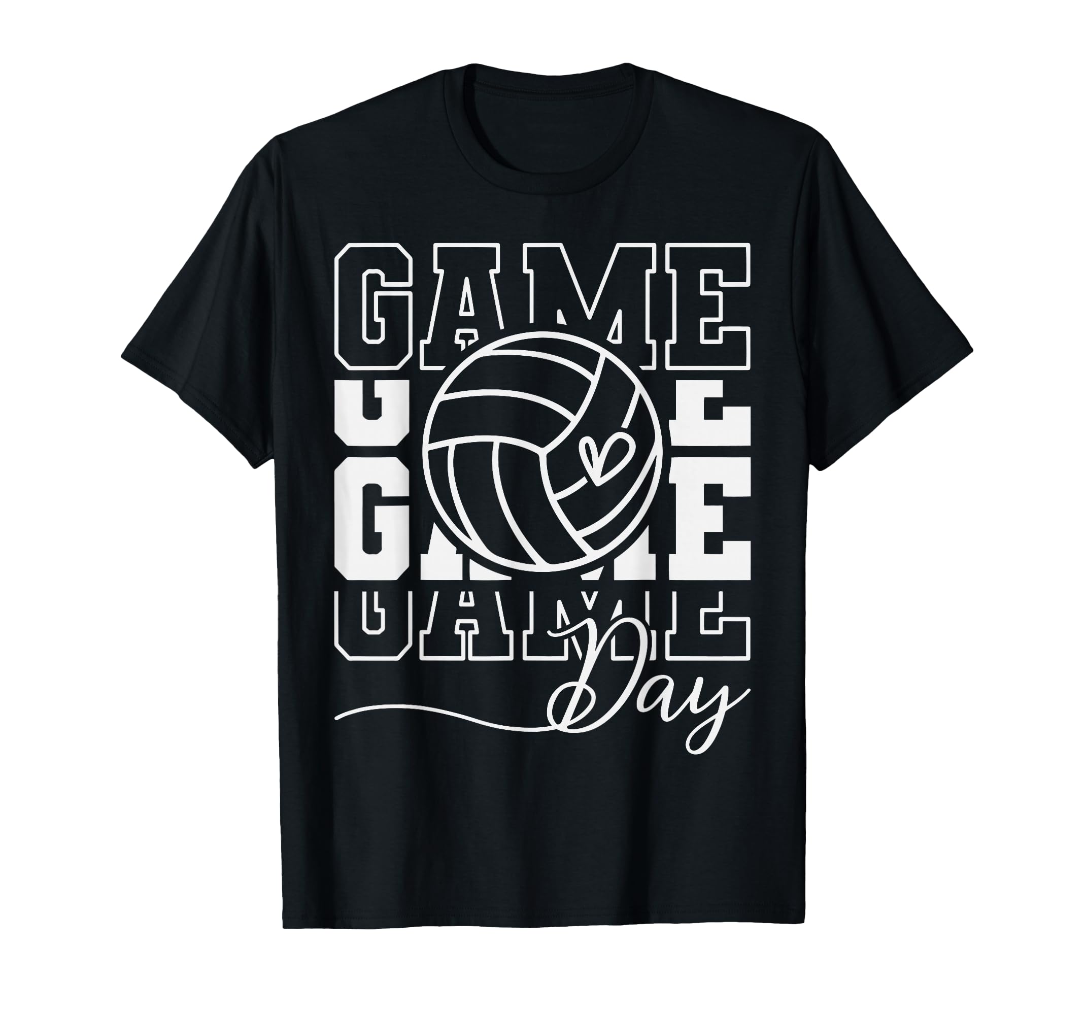 Volleyball Game Day Vibes Volley T-Shirt - Aesthetic Graphic Men Women