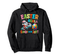 Easter Goals Score Joy Bunny Play Hoodie - Casual Everyday Wear Unisex