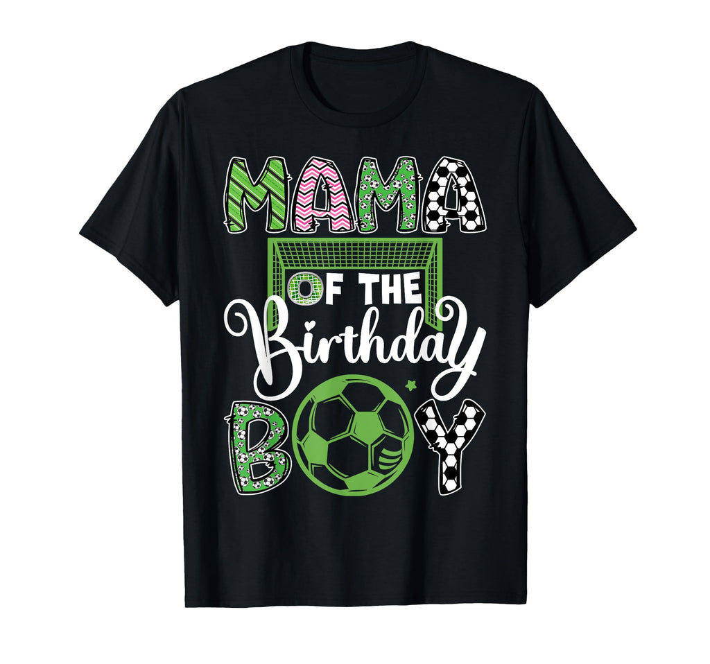 Mama Birthday Soccer Player Birthday T-Shirt - Graphic Print Unisex