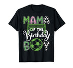 Mama Birthday Soccer Player Birthday T-Shirt - Graphic Print Unisex