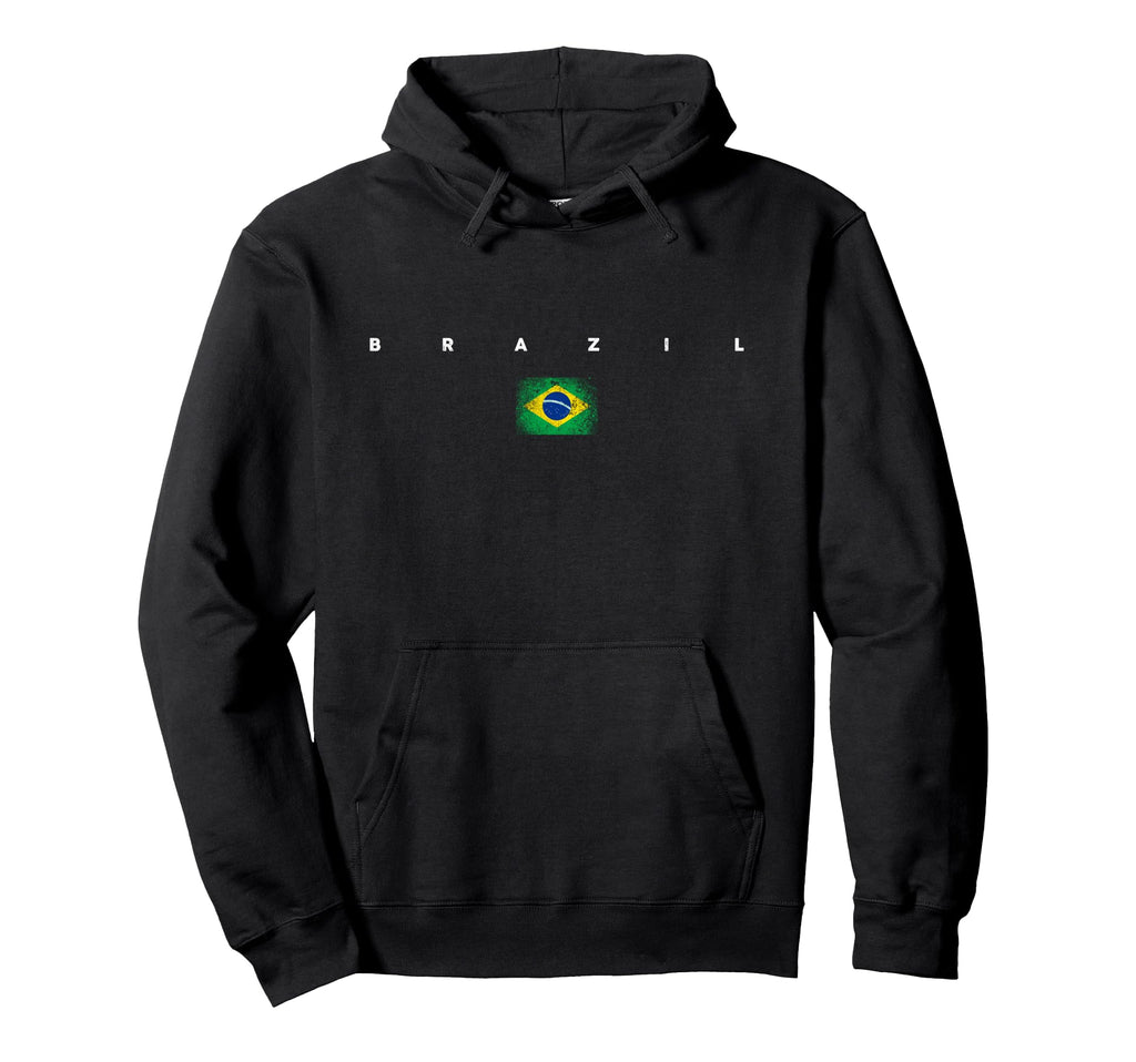 Brazil Flag Pride Soccer Brazilian Hoodie - Custom Art Print Unisex