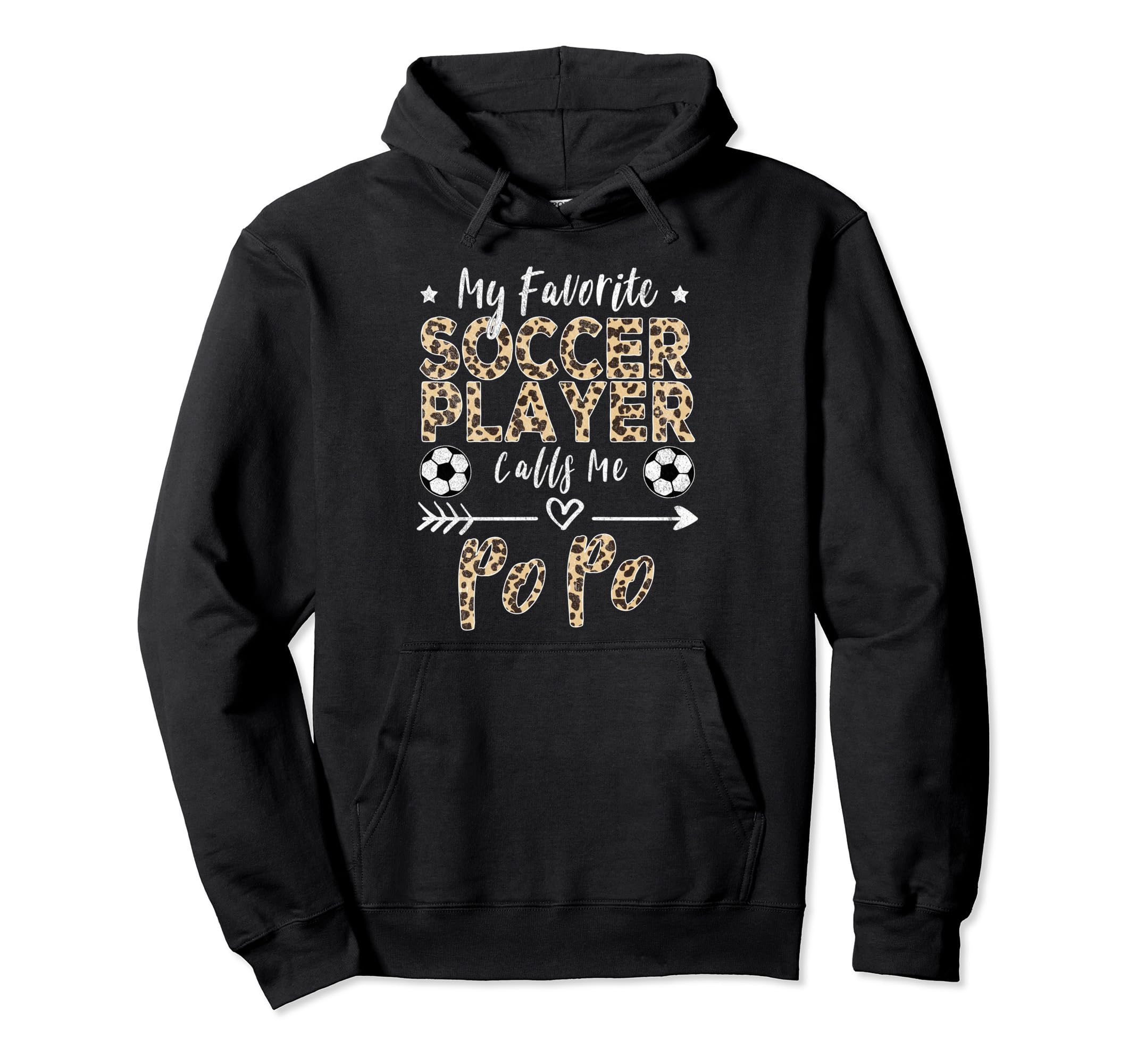 My Favorite Soccer Player Calls Me Popo Hoodie - Unique Graphic Unisex