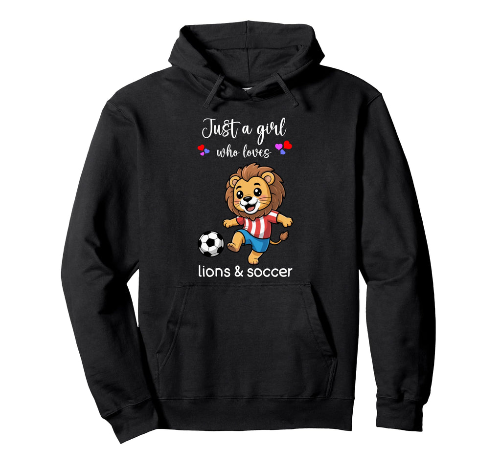 Lion Soccer Lion Soccer Hoodie - Custom Art Print Men Women